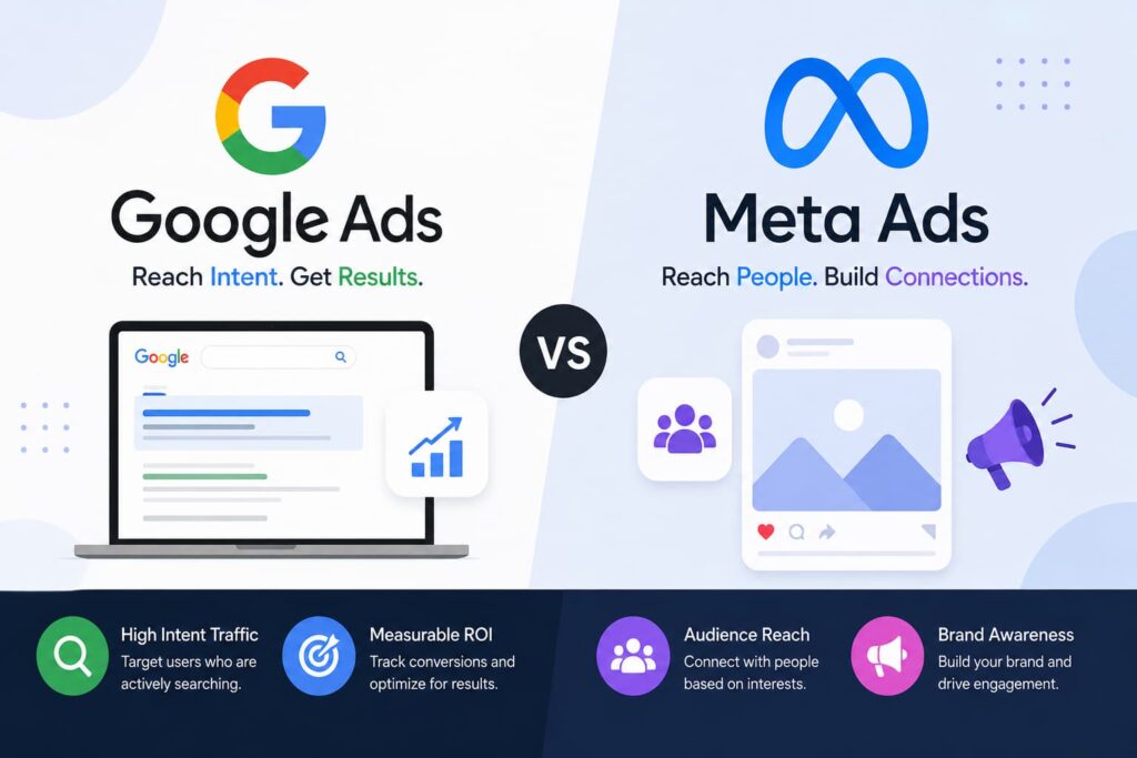 Google Ads vs Meta Ads